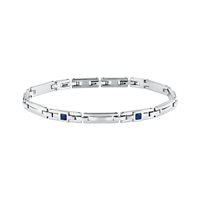 Pulsera Morellato Hombre Motown in Acero Zircone SALS130